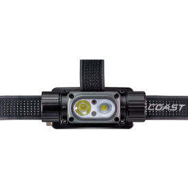 Coast® WPH34R LED Rechargeable Waterproof & Dust Proof Headlamp 2000 Lumens Black 30742