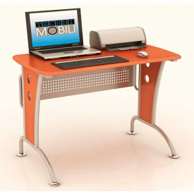 Techni Mobili Computer Desk with Mobile CPU Caddy 44