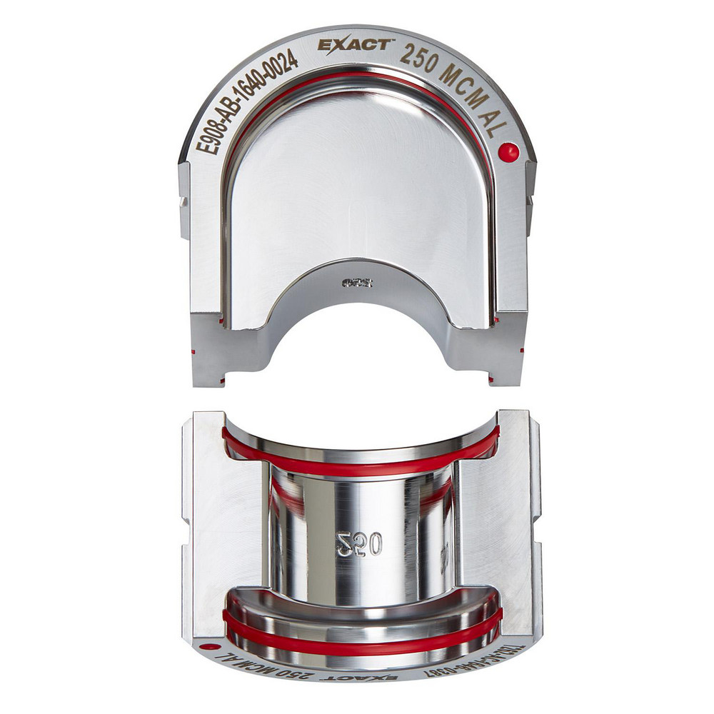Crimper Dies, Tool Type: U-Style Dies , Size: 250 MCM , Color: Silver , For Use With: Mfr. No. 2779-22 , Type: U-Style Dies  MPN:49-12-U250