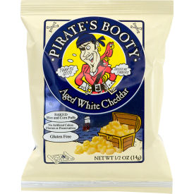 PIRATE'S BOOTY Natural Aged White Cheddar Baked Corn Puffs 0.5 oz 36 Count 22000092