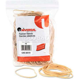 Universal® Rubber Bands Size 19 3-1/2 x 1/16 310 Bands/1/4lb Pack UNV00419
