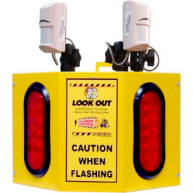 Collision Awareness Forklift Sensor Look Out 3 Model 1 Box 3 Sensors 2 Lights 25' Cord Look Out 3 Rack