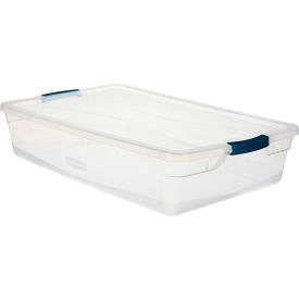 Rubbermaid Cleverstore Latching Storage Tote w/ Lid 29
