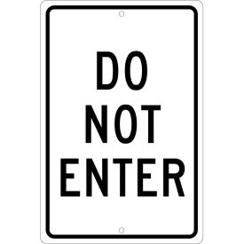 Aluminum Sign - Do Not Enter - .063