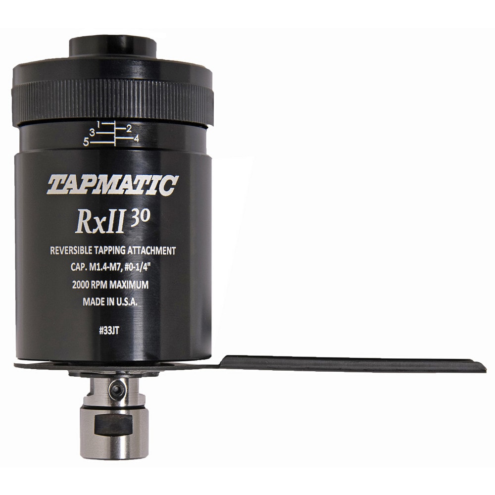 Model RX30, No. 0 Min Tap Capacity, 1/4 Inch Max Mild Steel Tap Capacity, 1/2-20 Mount Tapping Head MPN:11450
