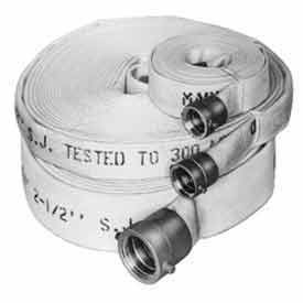 Double Jacket Fire Hose - 1-1/2 In. X 50 Ft - Aluminum Couplings 1121-1560504