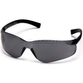 Ztek® Safety Glasses Gray Anti-Fog Lens  Gray Frame - Pkg Qty 12 S2520ST