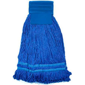Microworks 22oz. Large Microfiber String Mop Blue - 2504-MFWP-22B 2504-MFWP-22B