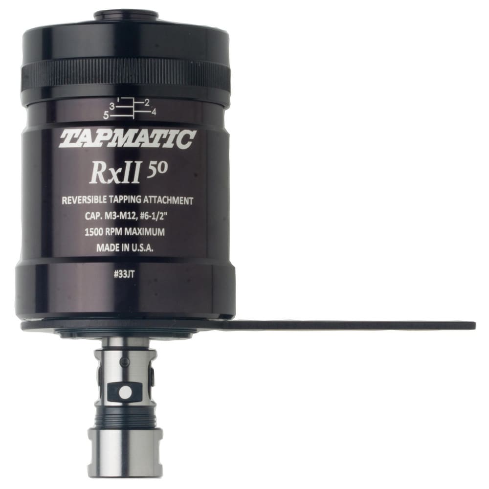 Model RX50, No. 6 Min Tap Capacity, 1/2 Inch Max Mild Steel Tap Capacity, JT33 Mount Tapping Head MPN:116033