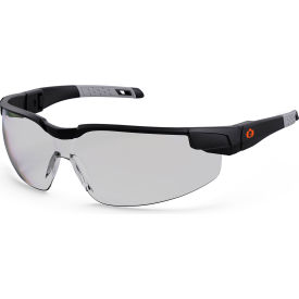 Ergodyne® Dellenger Safety Glasses w/ Adjustable Temples In/Outdoor Lens Matte Black Frame 50064