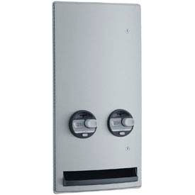 Bobrick® ConturaSeries® 25 Cent Recessed Sanitary Vendor - B4706 25 B4706 25