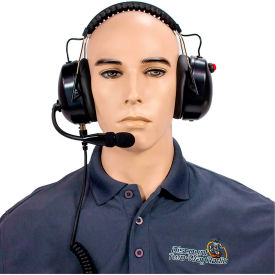 RCA HS65NR-X03 High Noise Reduction Two-Way Radio Headset Over the Head Dual Muff HS65NR-X03