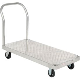 Magliner® Aluminum Platform Truck with Diamond Deck 48 x 24 1400 Lb. Cap. 461T585