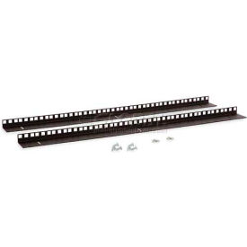 Kendall Howard™ 15U Wall Mount Vertical Rail Kit - Cage Nut 3150-3-001-15