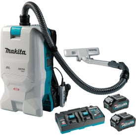 Makita® Brushless HEPA Backpack Vacuum Kit with 40V max XGT Li-Ion Batteries 1.5 Gal. Capacity GCV08PM