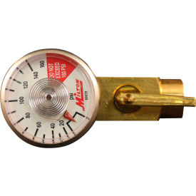 Milton S-638-1 Flow Control Valve with Dial Gauge 1/4