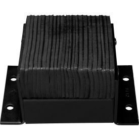 Ideal Warehouse Laminated Dock Bumper Rectangular 26Wx10H Black 24-3494