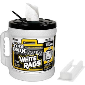 Toolbox® Z700 Big Grip® Bucket White Rags 260 Sheets/Bucket 2/Case 70320