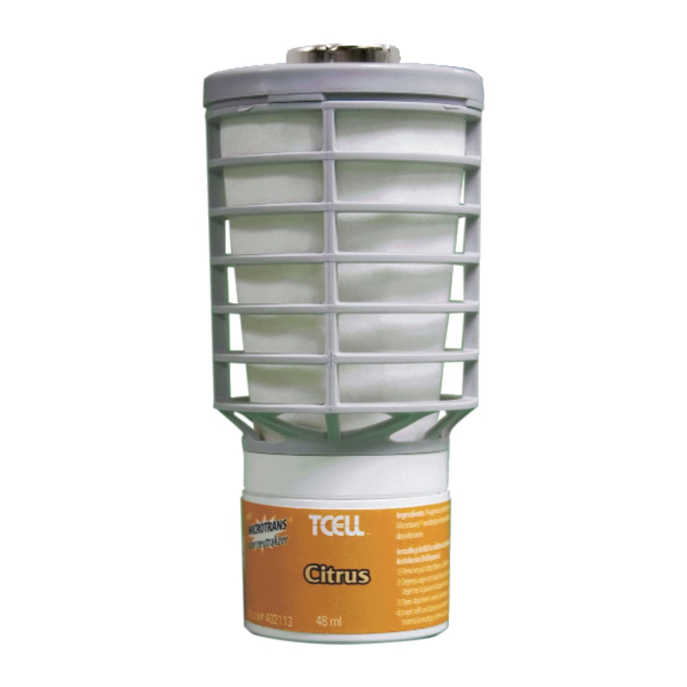 Rubbermaid TCell Air Freshener Refills, 32 Oz, Citrus, Case Of 6 MPN:402113CT