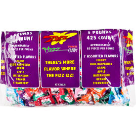 Zots Fizz Power Candy Assorted 425 Count 5 lb 29300001