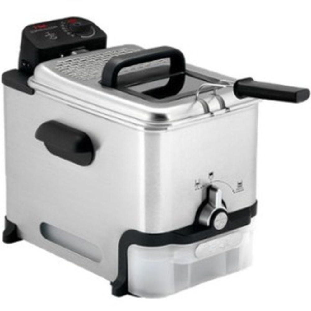 T-Fal EZ Clean Fryer - 3.70 quart Oil - 2.65 lb Food - Silver MPN:FR800050