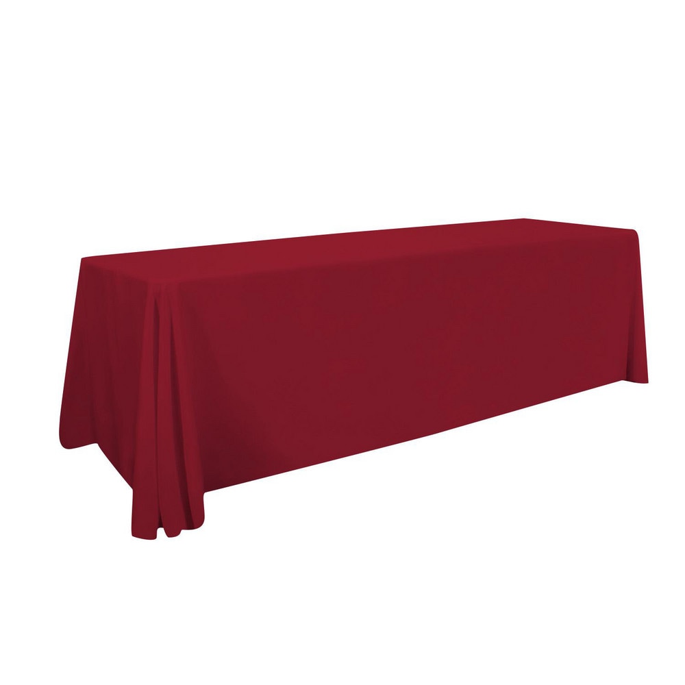 Tablecloths, Width (Inch): 30 , Length (Feet): 8.000 , Color: Red  MPN:114126-RED