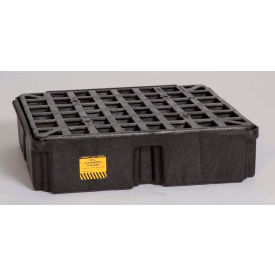 Eagle 1633B 1 Drum Modular Spill Containment Platform - Black no Drain 1633B