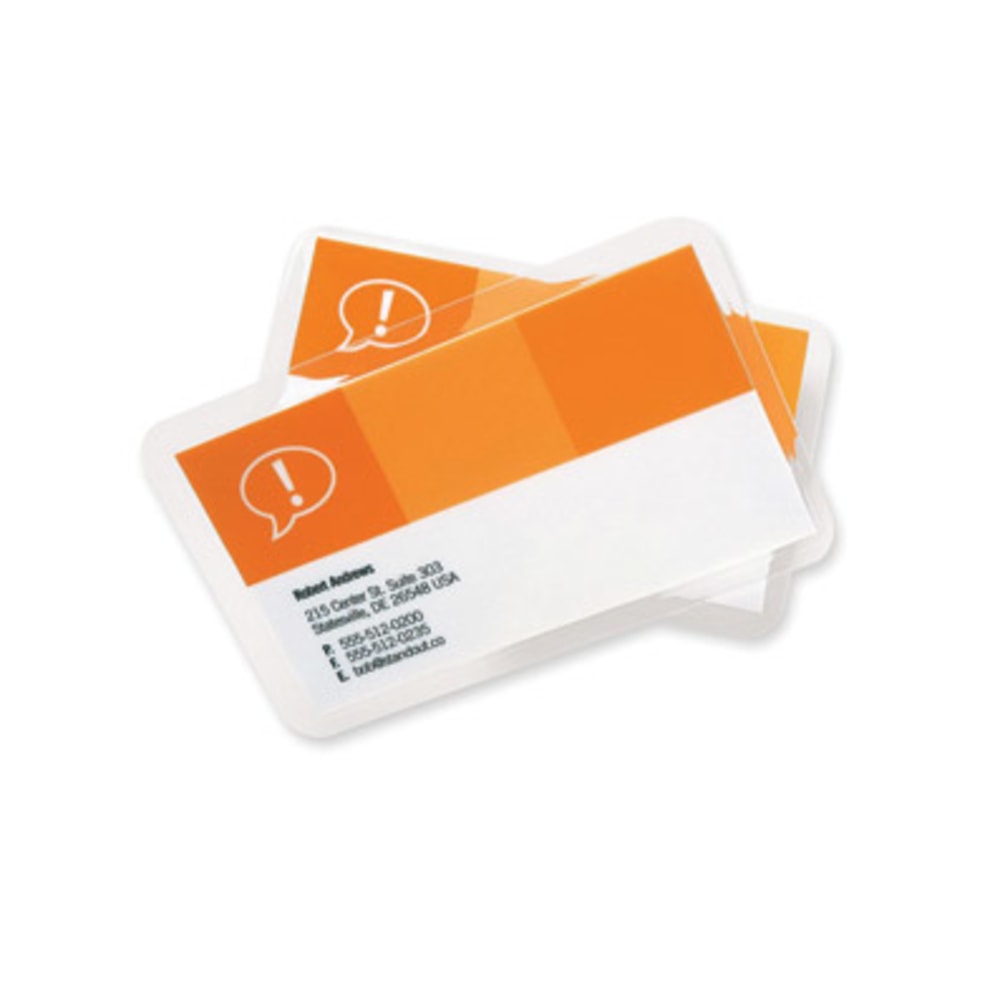 GBC UltraClear Thermal Laminating Pouches - Sheet Size Supported: Government - Laminating Pouch/Sheet Size: 2.63in Width x 3.88in Length x 5 mil Thickness - Glossy - for Document, Photo, ID Card - Flexible, Wear Resistant, Tear Resist (Min Order Qty 3) MP
