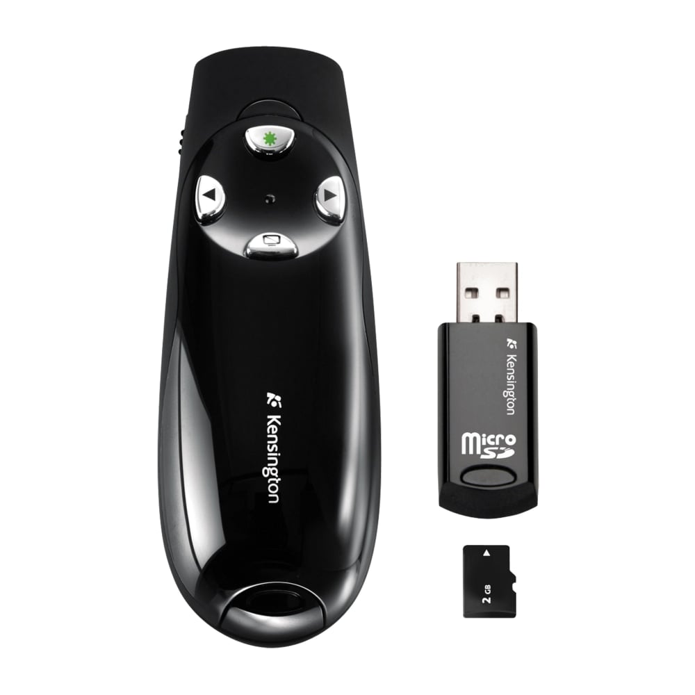 Kensington Presentation Pro KMW72367 Wireless Laser Remote, Green Laser MPN:KMW72367