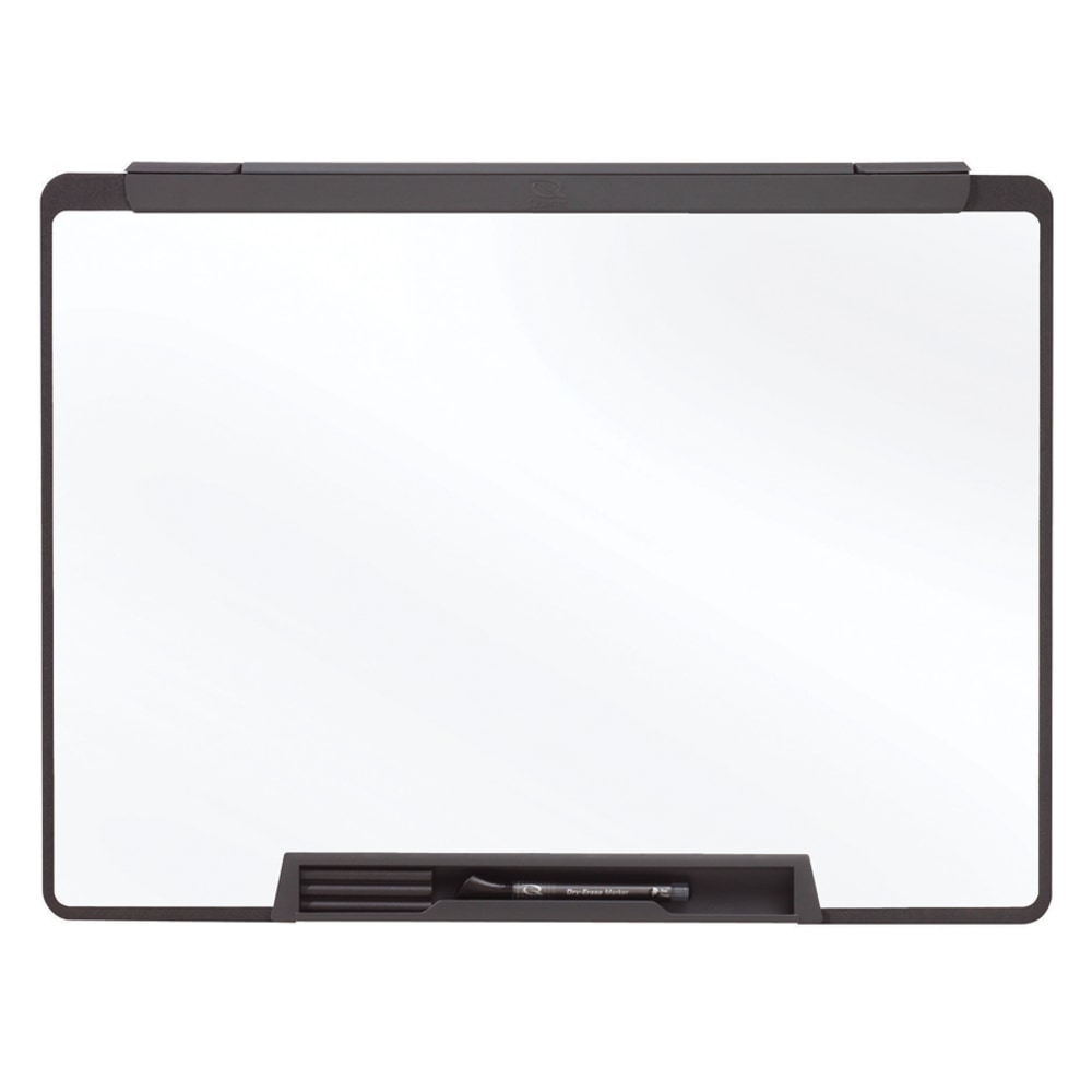 Quartet Cubicle Motion Dry-Erase Whiteboard, 36in x 24in, Aluminum Frame With Black Finish MPN:MMP75