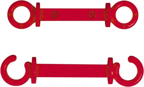 Pedestrian Barrier C-Hook: Plastic, Red, Use with Plastic Chain MPN:PCHR