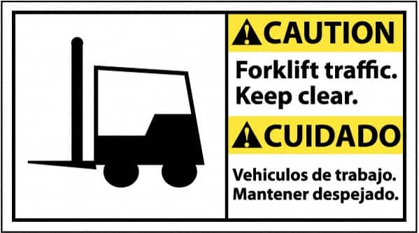 Accident Prevention Sign: Rectangle, 