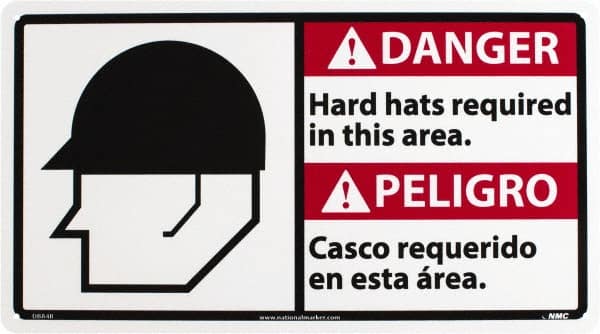 Accident Prevention Sign: Rectangle, 