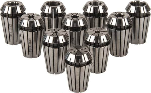 Collet Set: 10 Pc, Series ER16 MPN:587380