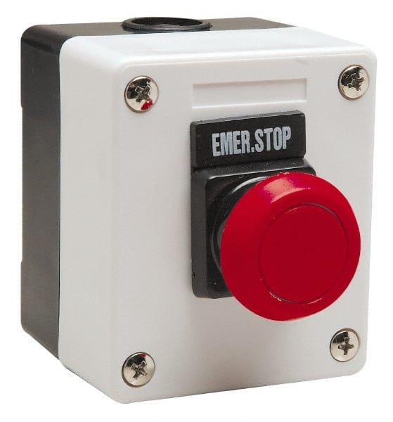 Push-Button Control Station: Momentary, NO/NC, Emergency Stop MPN:104544