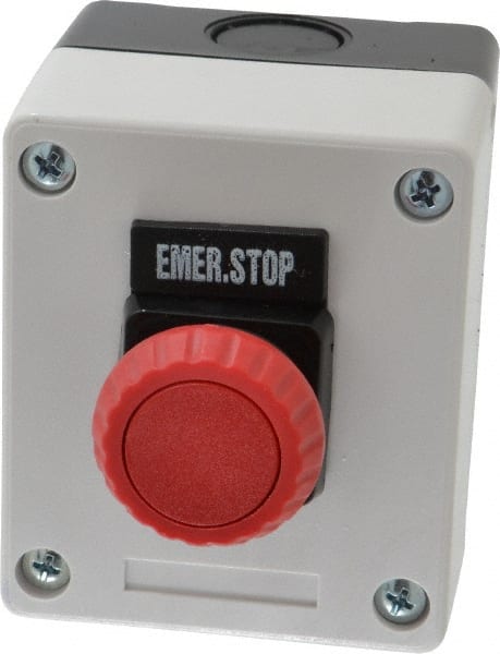 Push-Button Control Station: Maintained, NO/NC, Emergency Stop MPN:114889