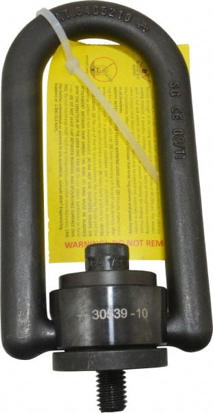 Center Pull Hoist Ring: Screw-On, 2,500 lb Working Load Limit MPN:33513