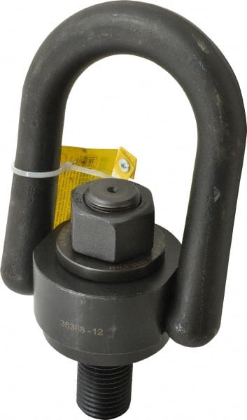 Center Pull Hoist Ring: Screw-On, 12,500 lb Working Load Limit MPN:34403
