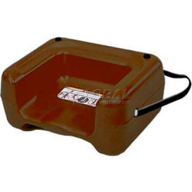 Koala Kare® Booster Seat with Strap Dual Heights Extra Wide Base Brown 1-Pack 857BRN-1