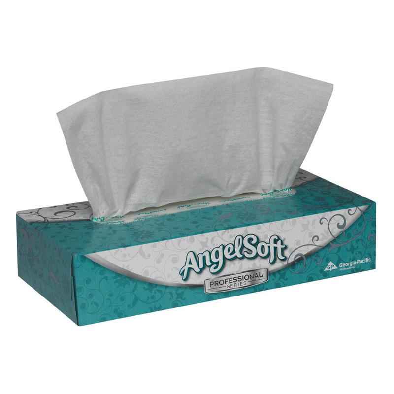 Angel Soft Professional Series 2-Ply Facial Tissue, Box Of 100 Sheets (Min Order Qty 27) MPN:48580