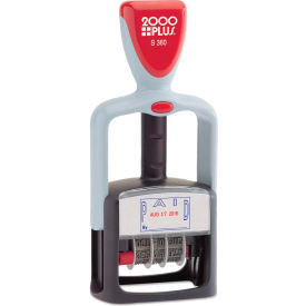 2000 PLUS® Two-Color Word Dater 1 3/4 x 1 