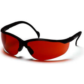 Venture Ii® Safety Glasses Sun Block Bronze Lens  Black Frame - Pkg Qty 12 SB1835S