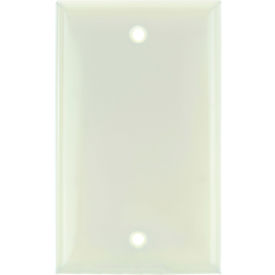 Sunlite® Blank Switch & Receptacle Plate 1-Gang Almond Pack of 12 40919-NS