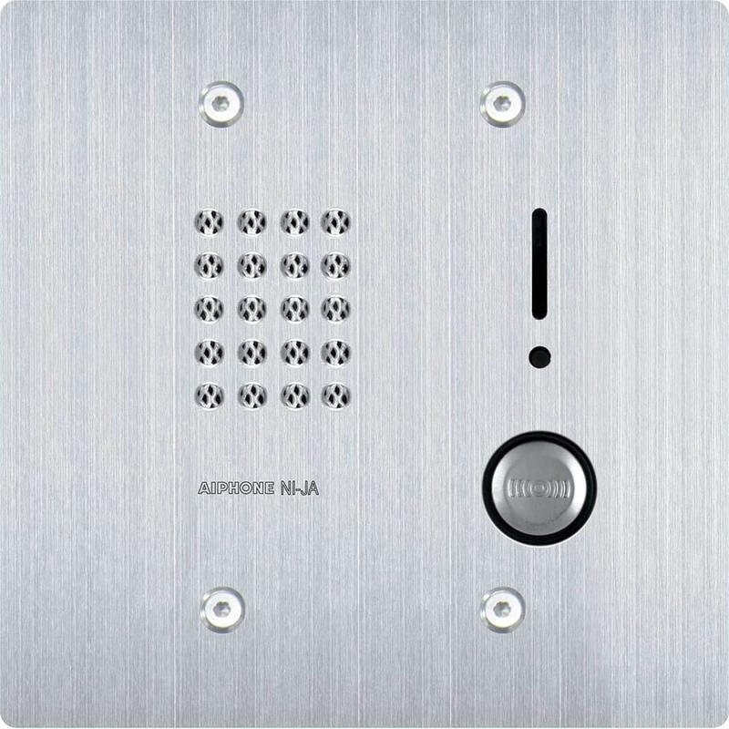 Intercoms & Call Boxes, Intercom Type: Audio Door Station , Connection Type: Corded , Number of Stations: 1 , Height (Decimal Inch): 3.250000  MPN:NI-JA