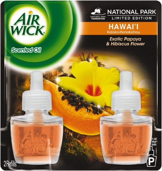 Scented Oil Twin Refill, Hawai'i Exotic Papaya/Hibiscus Flower, 0.67 oz, 2/Pack, 6 Packs/Carton MPN:RAC85175CT
