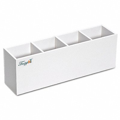 Wall-Mnt Hldr w/Mntg Tape 4Compartments MPN:50030