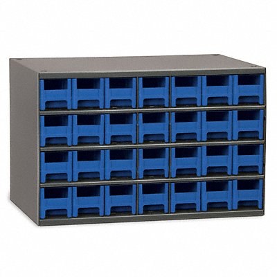 G2389 Bin Cab 28BlueDrwr Gray 11 H BlueDrwr MPN:19228BLU
