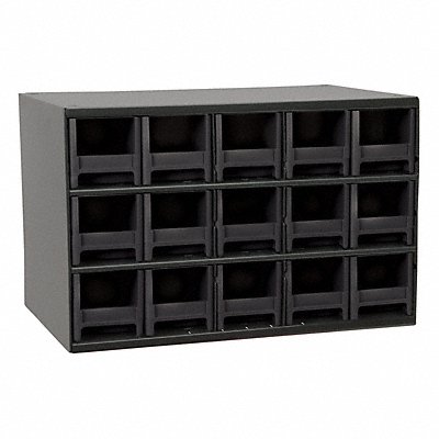 G2392 Bin Cab 15BlackDrwr Black 11 H BlackDrwr MPN:19715BLK