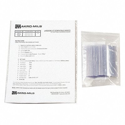 Label Holder Clear Pocket PK25 MPN:29302