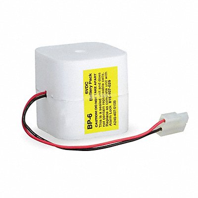 Door Lock Battery 6VDC 1500mAh Alarm Lck MPN:BP6